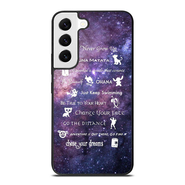 DISNEY LESSONS LEARNED MASH UP NEBULA Samsung Galaxy S22 Case Cover