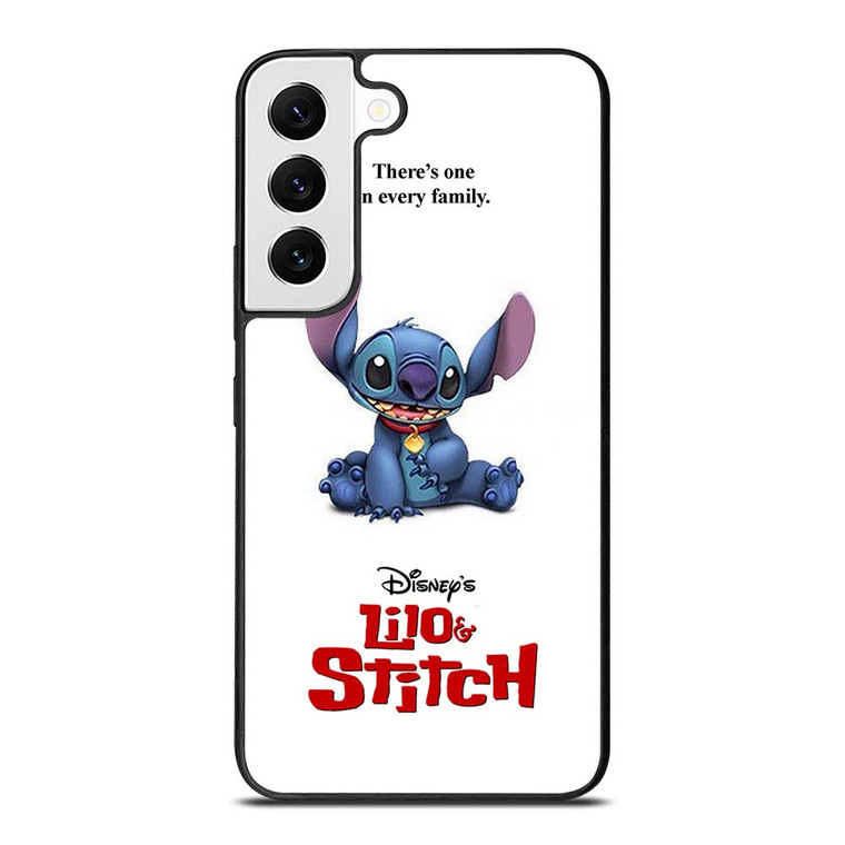 DISNEY LILO AND STITCH WHITE Samsung Galaxy S22 Case Cover