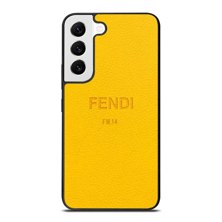 FENDI ROMA YELLOW Samsung Galaxy S22 Case Cover