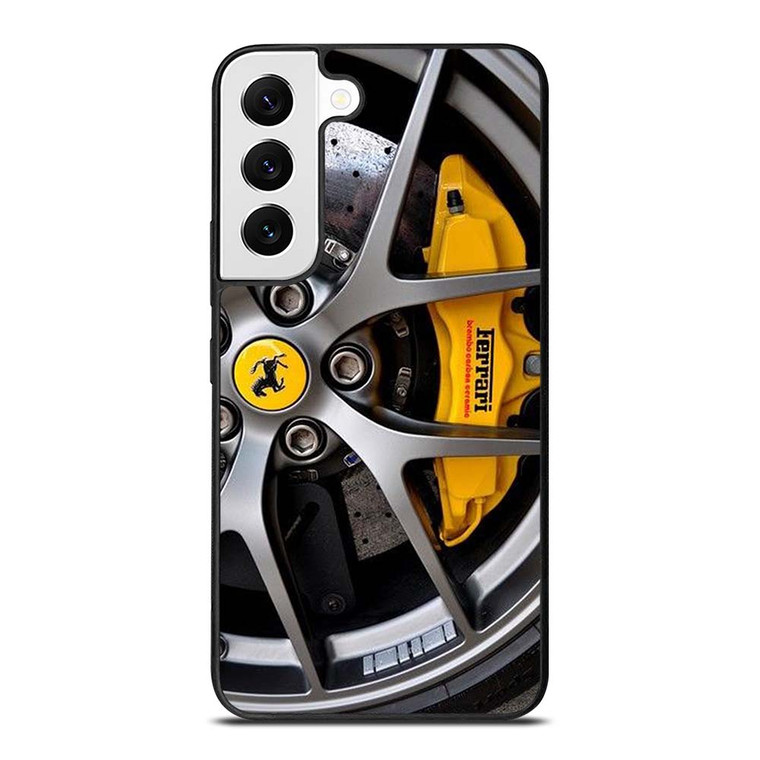 FERRARI WHEEL LOGO ICON Samsung Galaxy S22 Case Cover