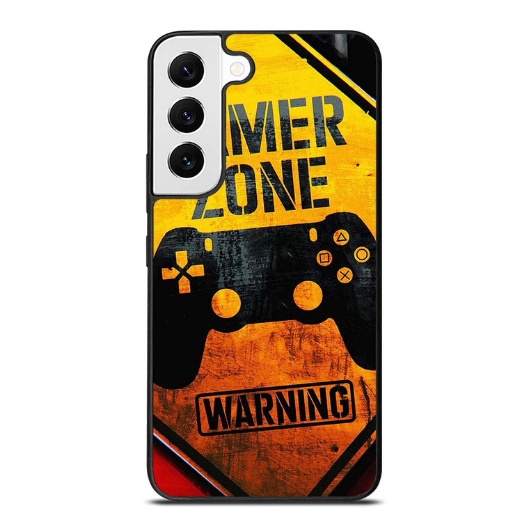 GAMER ZONE WARNING Samsung Galaxy S22 Case Cover