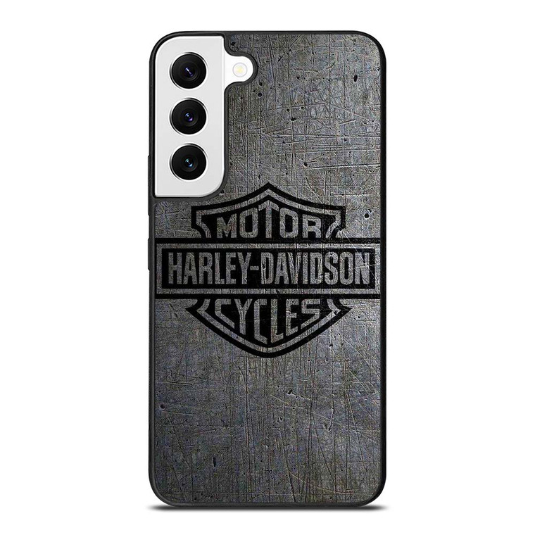 HARLEY DAVIDSON MOTORCYCLES COMPANY LOGO METAL Samsung Galaxy S22 Case Cover