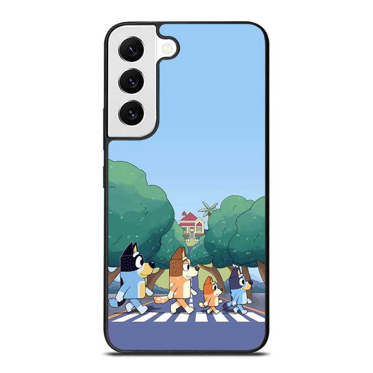 HEELERS FAMILY BLUEY CARTOON ABBEY ROAD Samsung Galaxy S22 Case Cover