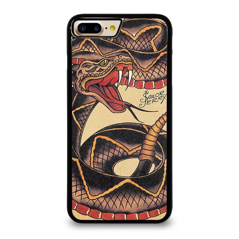 SAILOR JERRY SNAKE TATTOO iPhone 7 / 8 Plus Case Cover SAILOR JERRY SNAKE TATTOO iPhone 7 / 8 Plus Case Cover