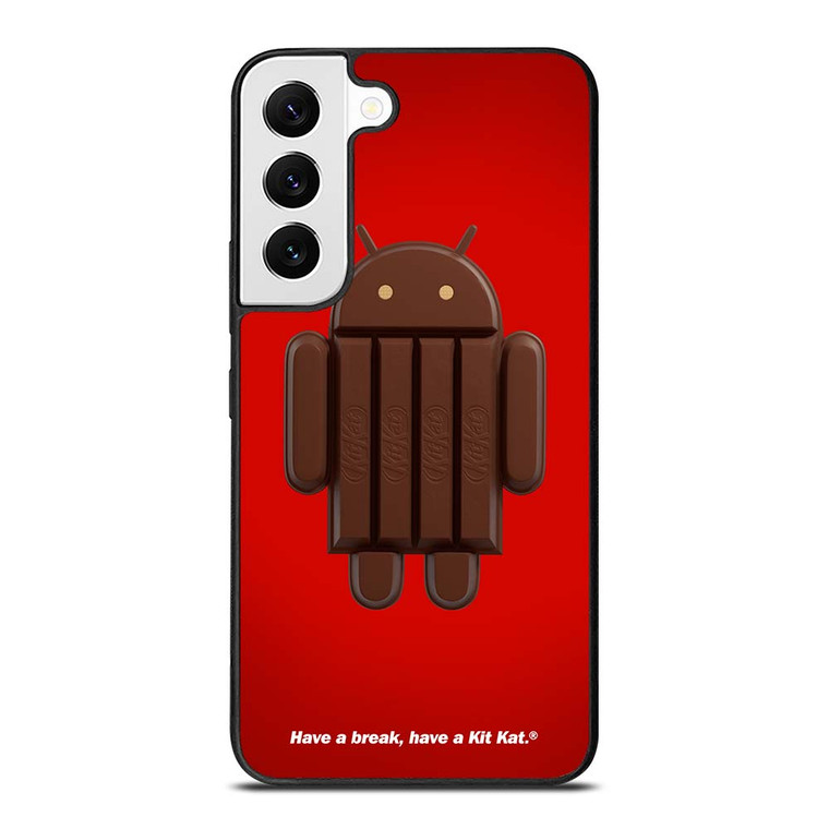 KIT KAT CHOCOLATE ANDROID ICON Samsung Galaxy S22 Case Cover