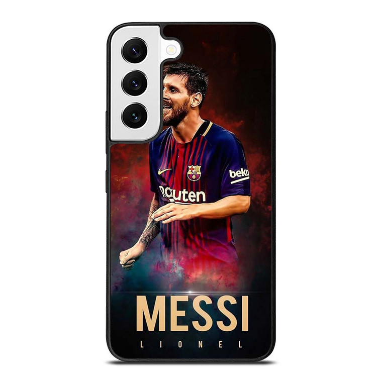 LIONEL MESSI BARCELONA 3 Samsung Galaxy S22 Case Cover