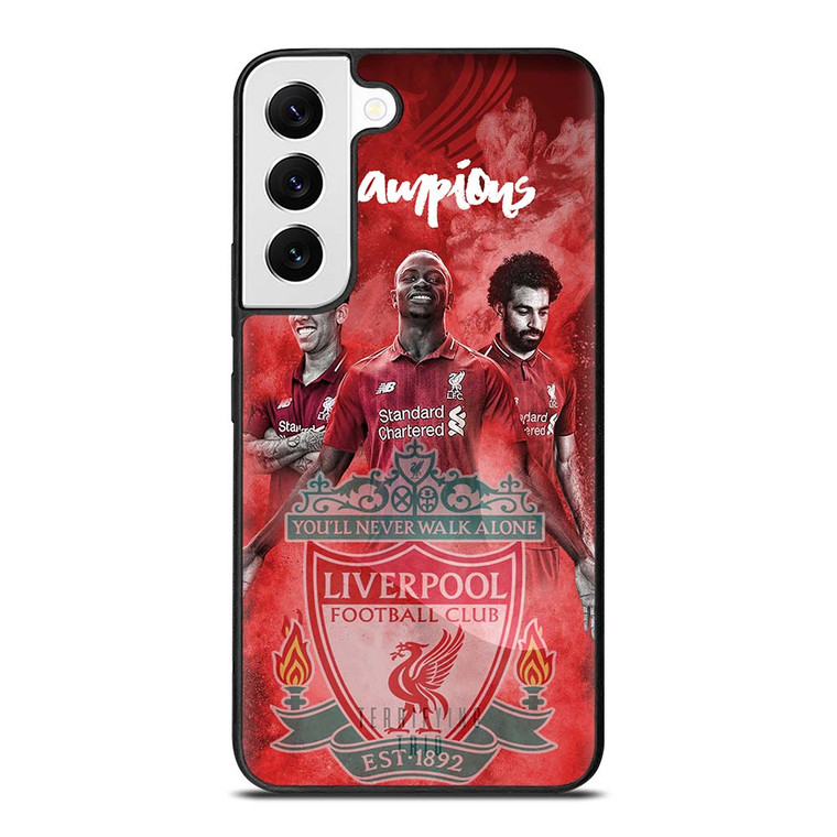 LIVERPOOL FC TRIO FIRMINO MANE SALAH Samsung Galaxy S22 Case Cover