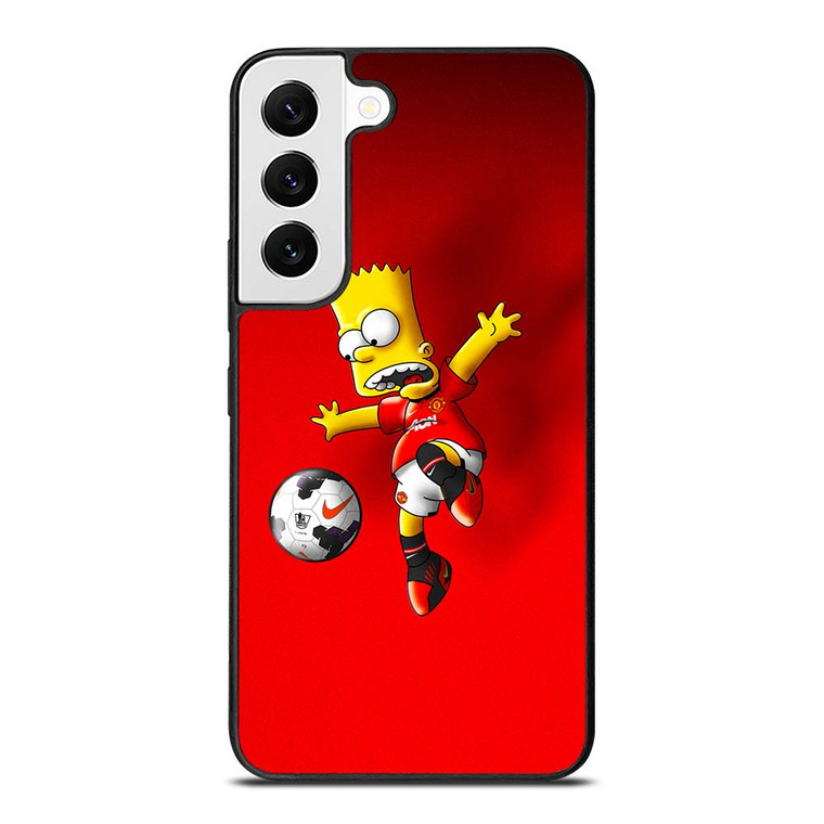 MANCHESTER UNITED BART SIMPSON Samsung Galaxy S22 Case Cover