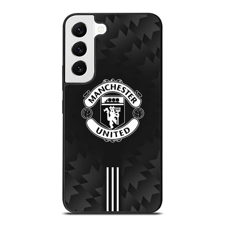 MANCHESTER UNITED BLACK LOGO Samsung Galaxy S22 Case Cover