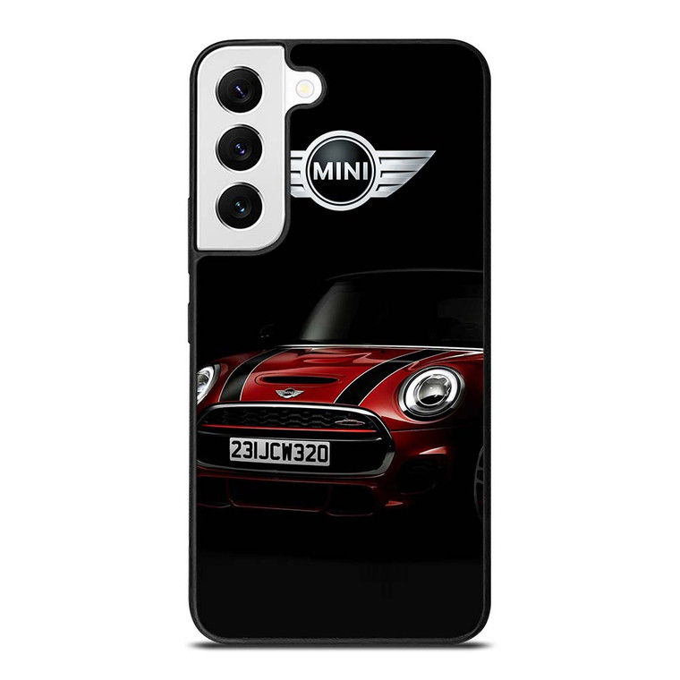 MINI COOPER CAR RED Samsung Galaxy S22 Case Cover