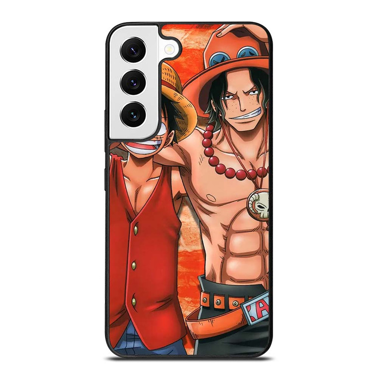 ONE PIECE ACE AND LUFFY Samsung Galaxy S22 Case Cover