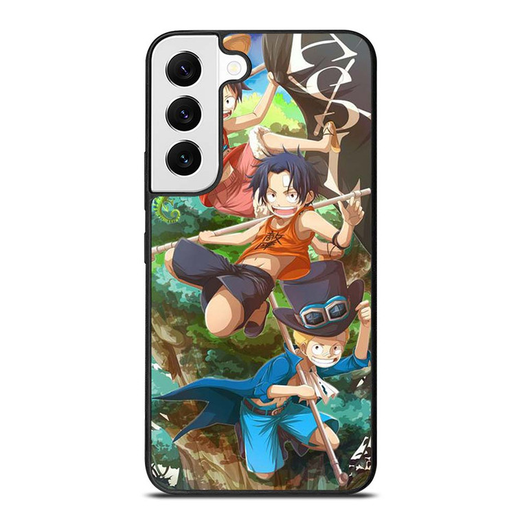 ONE PIECE LUFFY SABO ACE KID Samsung Galaxy S22 Case Cover