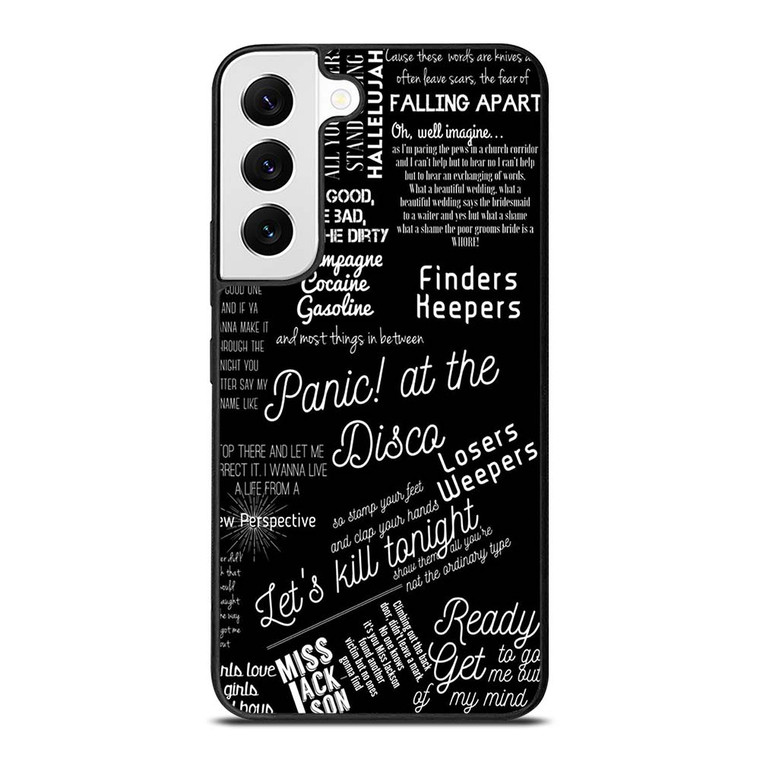 PANIC AT THE DISCO LYRIC Samsung Galaxy S22 Case Cover