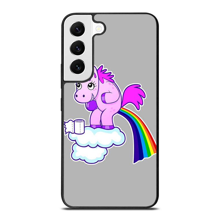 POOPING RAINBOW UNICORN Samsung Galaxy S22 Case Cover