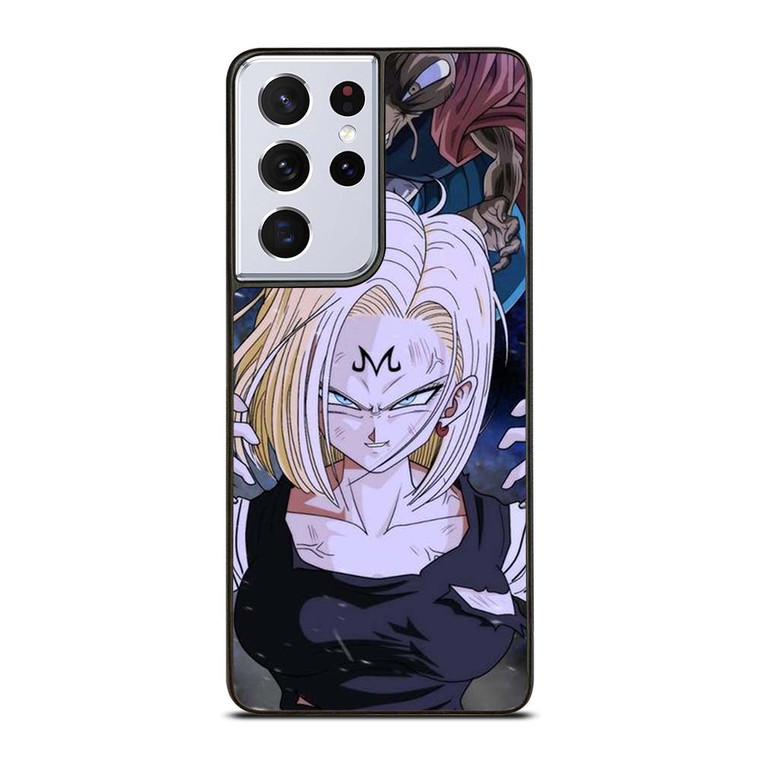 ANDROID 18 MAJIN DRAGON BALL MANGA ANIME Samsung Galaxy S21 Ultra Case Cover