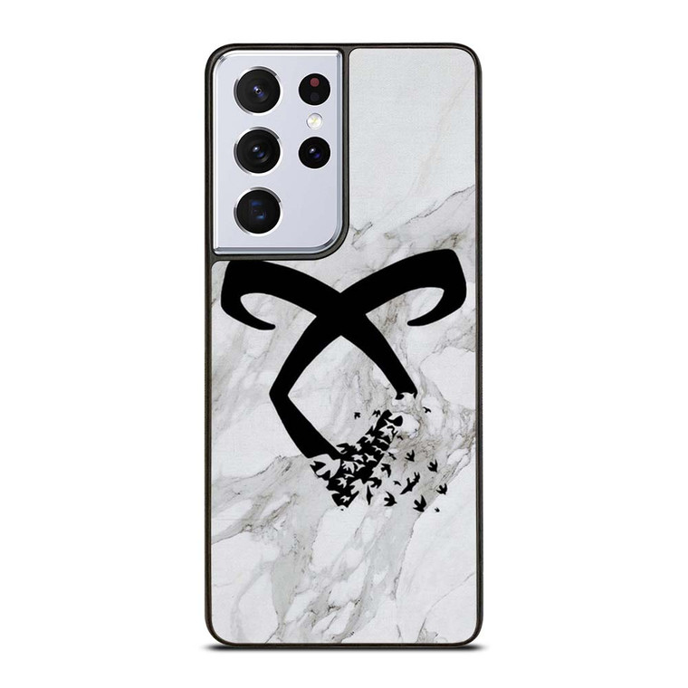 ANGELIC RUNE MARBLE Samsung Galaxy S21 Ultra Case Cover