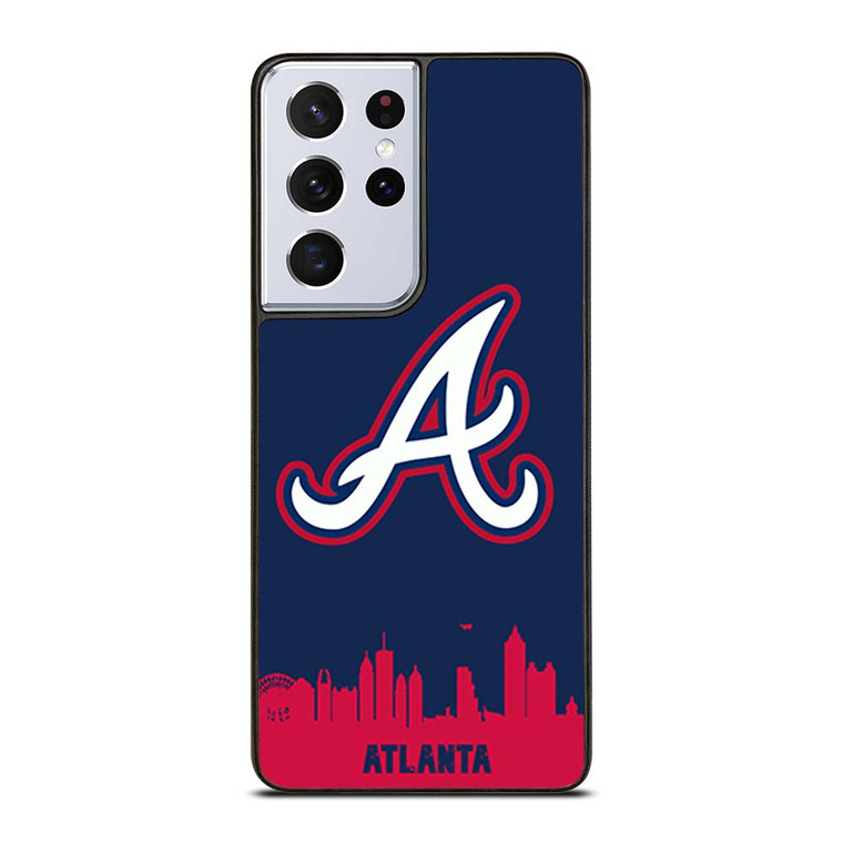 ATLANTA BRAVES BASEBALL LOGO Samsung Galaxy S21 Ultra Case Cover