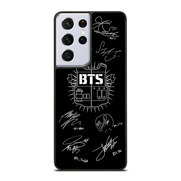 BANGTAN BOYS BTS SIGNATURE Samsung Galaxy S21 Ultra Case Cover