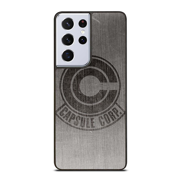 CAPSULE CORP METAL LOGO DRAGON BALL Z Samsung Galaxy S21 Ultra Case Cover