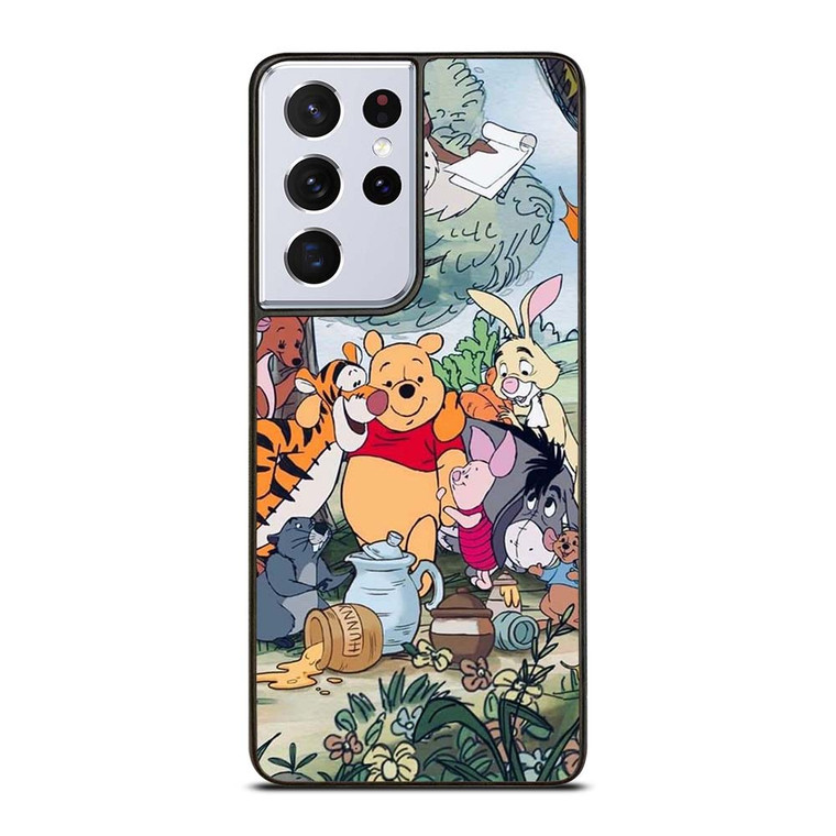 CARTOON WINNIE THE POOH AND FRIENDS DISNEY Samsung Galaxy S21 Ultra Case Cover