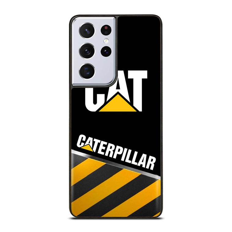 CAT CATERPILLAR STRIPE LOGO Samsung Galaxy S21 Ultra Case Cover
