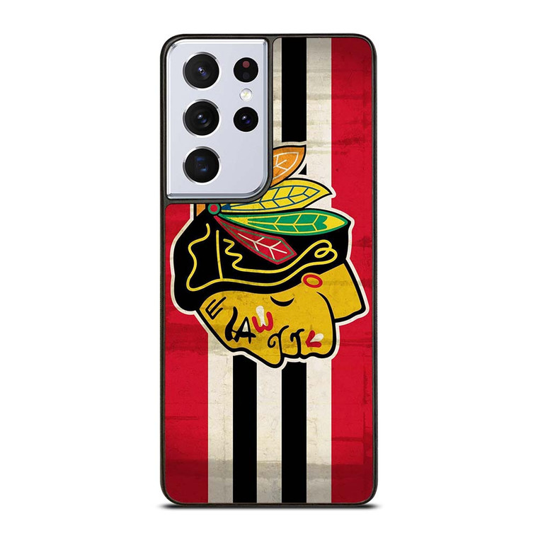 CHICAGO BLACKHAWKS Samsung Galaxy S21 Ultra Case Cover