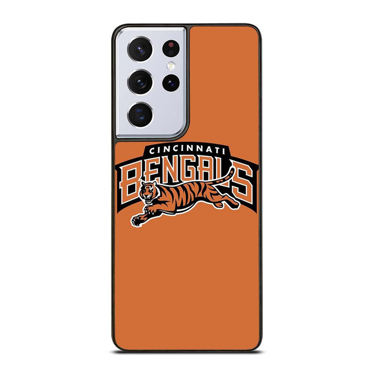 CINCINNATI BENGALS FOOTBALL LOGO NFL TEAM Samsung Galaxy S21 Ultra Case Cover