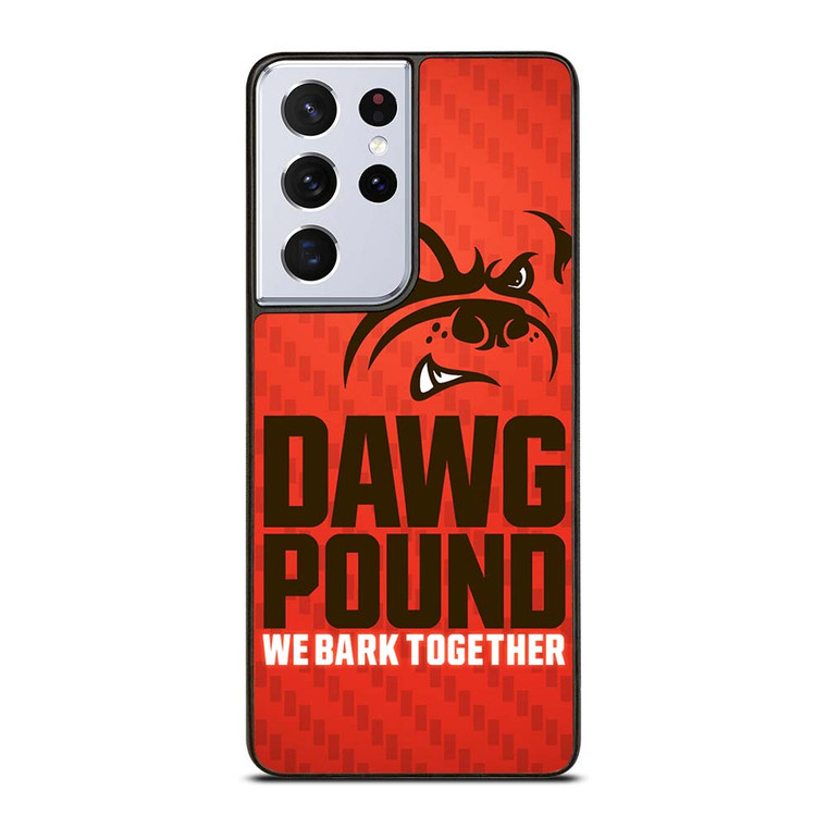 CLEVELAND BROWNS DAWG POUND Samsung Galaxy S21 Ultra Case Cover