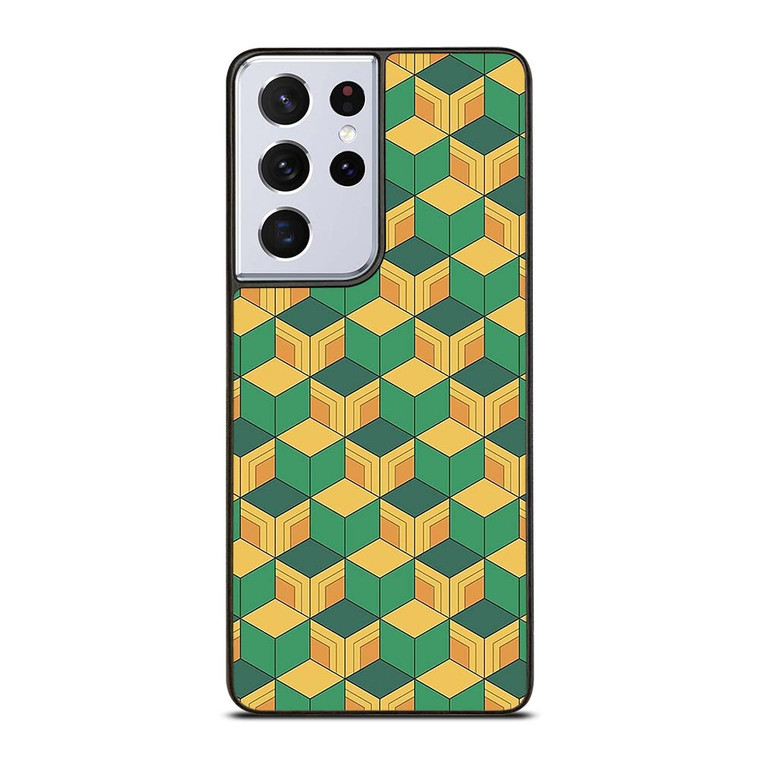 DEMON SLAYER TOMIOKA PATTERN Samsung Galaxy S21 Ultra Case Cover