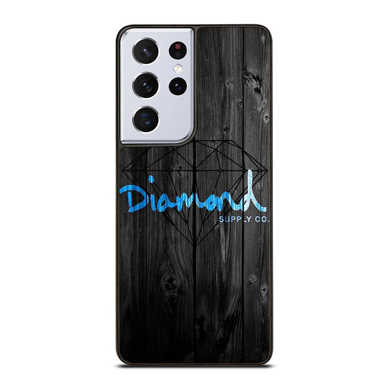 DIAMOND SUPPLY CO WOODEN LOGO Samsung Galaxy S21 Ultra Case Cover