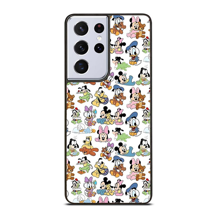 DISNEY KIDS CHARACTERS KICKEY DONALD GOOFY Samsung Galaxy S21 Ultra Case Cover