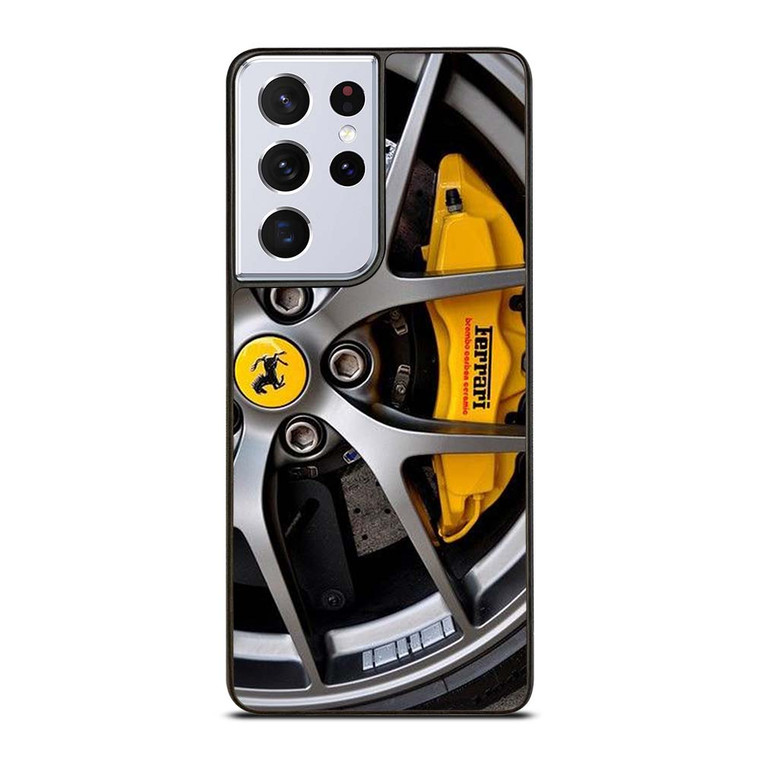 FERRARI WHEEL LOGO ICON Samsung Galaxy S21 Ultra Case Cover