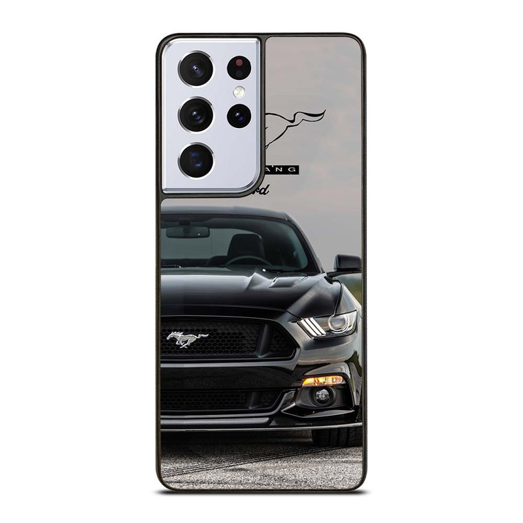 FORD MUSTANG CAR BLACK Samsung Galaxy S21 Ultra Case Cover