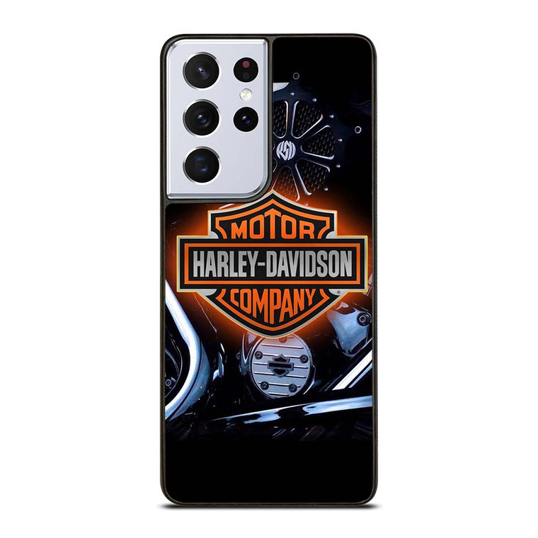 HARLEY DAVIDSON ENGINE MOTORCYCLES COMPANY LOGO Samsung Galaxy S21 Ultra Case Cover