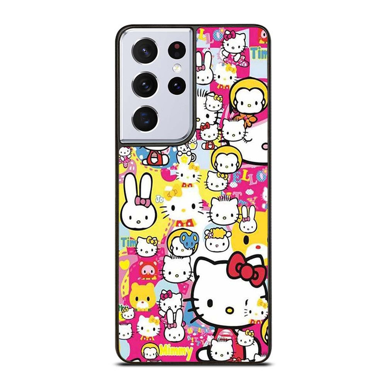 HELLO KITTY STICKER BOMB Samsung Galaxy S21 Ultra Case Cover