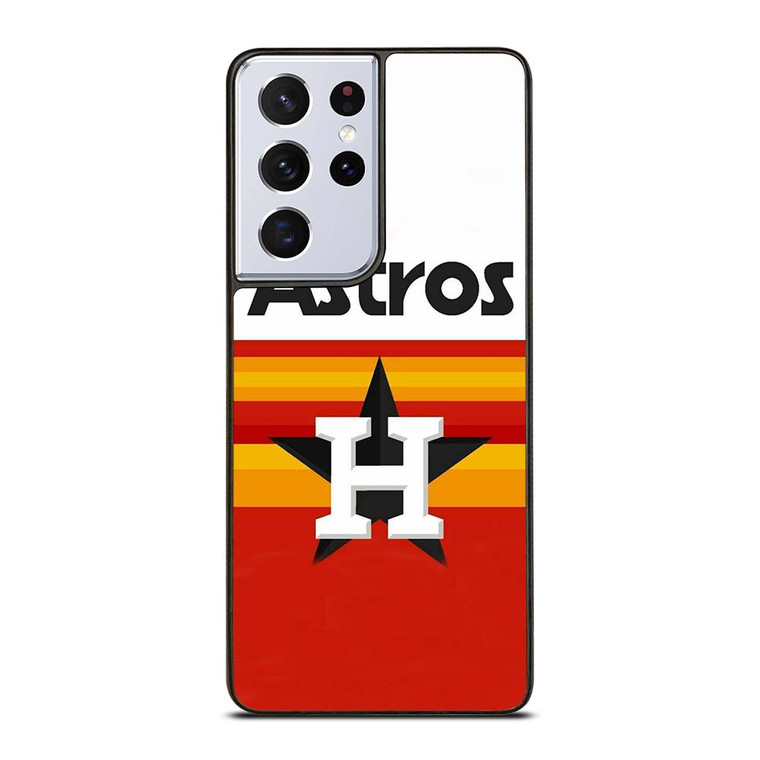 HOUSTON ASTROS MLB ICON Samsung Galaxy S21 Ultra Case Cover