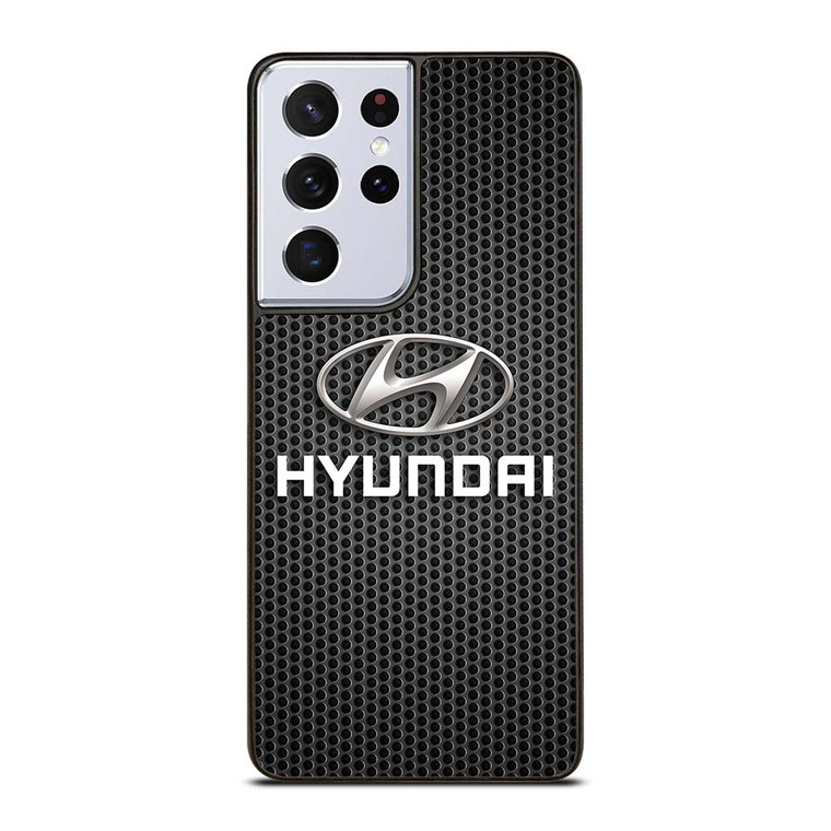 HYUNDAI METAL LOGO Samsung Galaxy S21 Ultra Case Cover