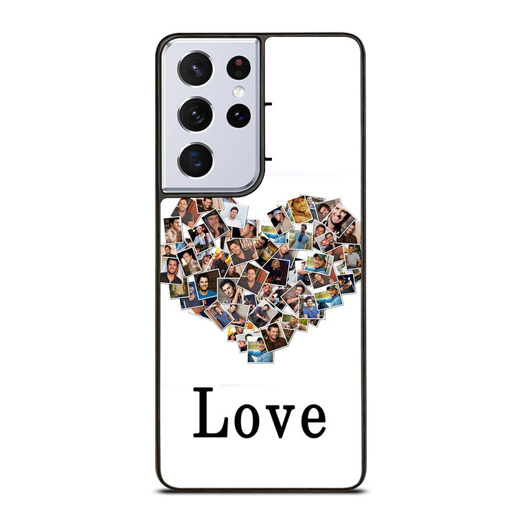 I LOVE LUKE BRYAN COLLAGE Samsung Galaxy S21 Ultra Case Cover