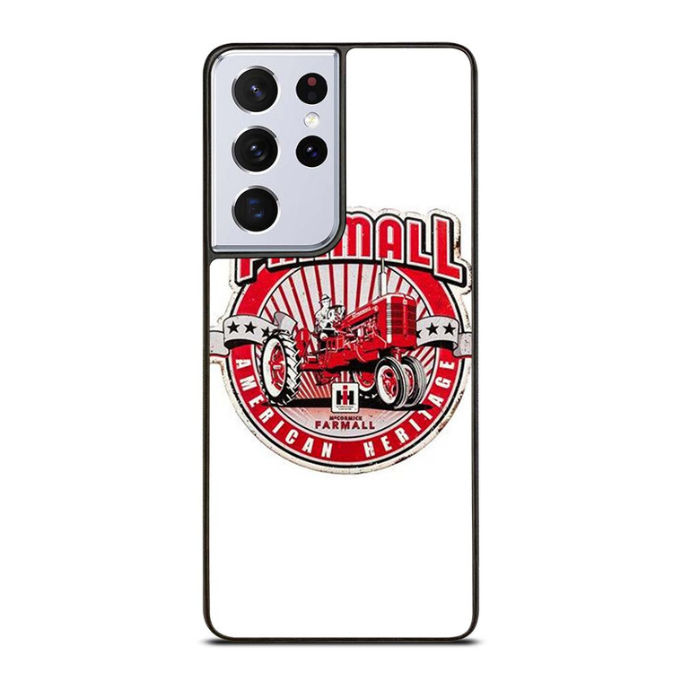 IH INTERNATIONAL HARVESTER FARMALL TRACTOR LOGO AMREICAN HERITAGE Samsung Galaxy S21 Ultra Case Cover
