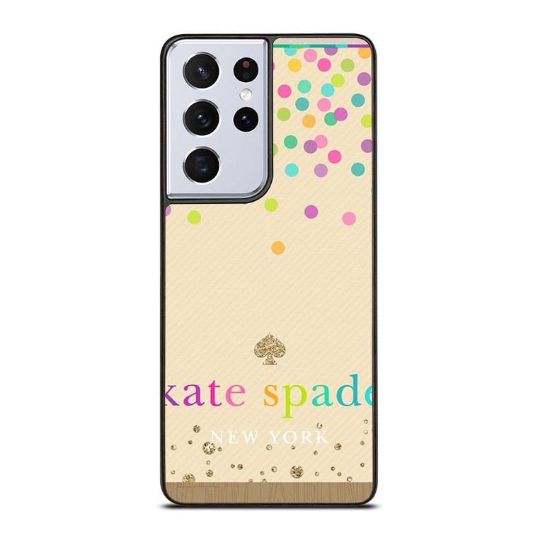 KATE SPADE NEW YORK LOGO COLORFUL POLKADOTS Samsung Galaxy S21 Ultra Case Cover