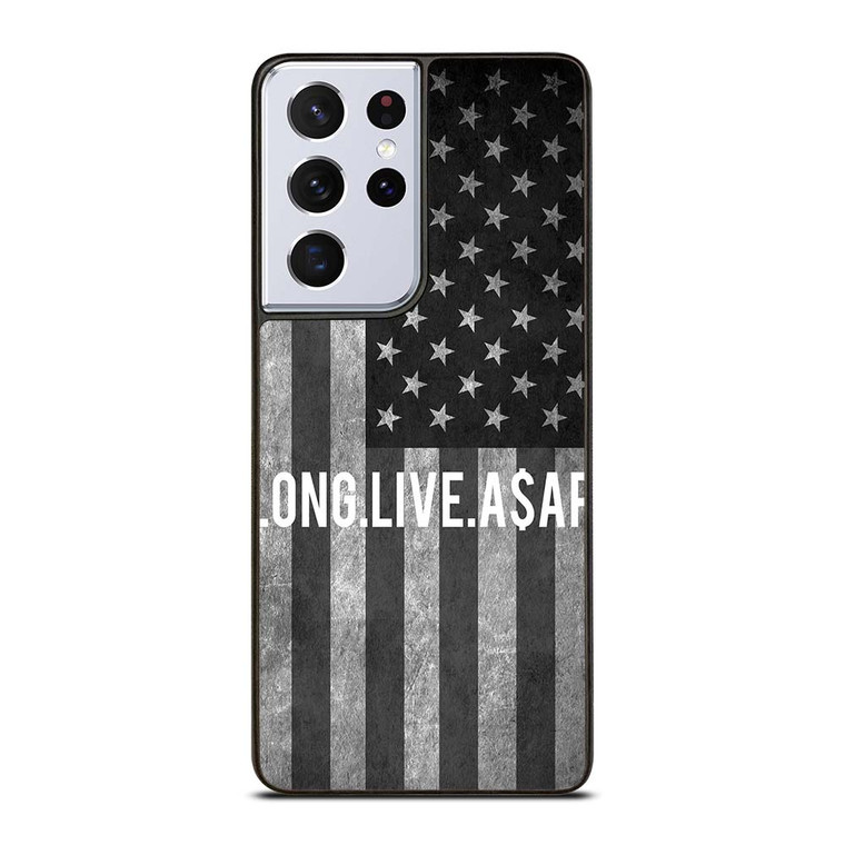 LONG LIVE ASAP ROCKY AMERICAN FLAG Samsung Galaxy S21 Ultra Case Cover