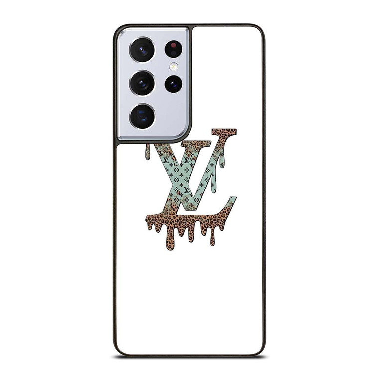 LOUIS VUITTON LV MELTING LOGO PATTERN Samsung Galaxy S21 Ultra Case Cover