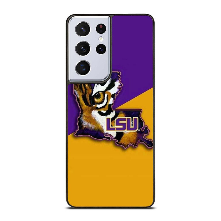 LSU TIGERS LOGO LOUSIANA STATE UNIVERSITY BASKETBALL Samsung Galaxy S21 Ultra Case Cover