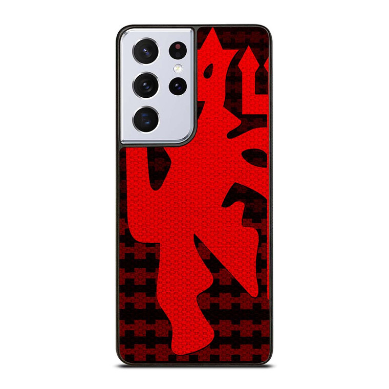 MANCHESTER UNITED RED DEVIL LOGO Samsung Galaxy S21 Ultra Case Cover
