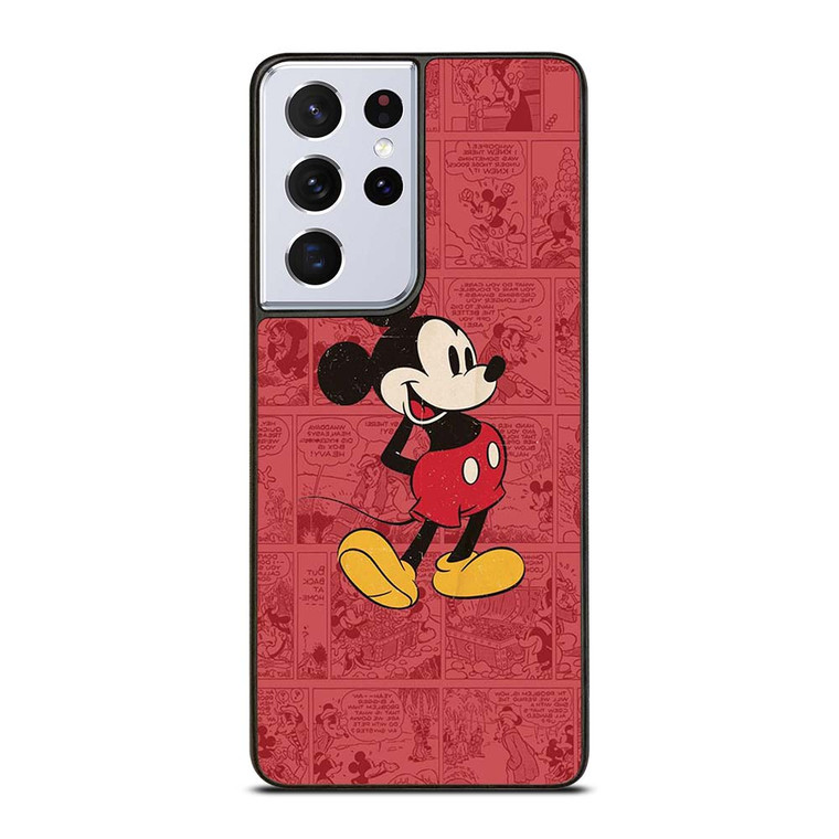 MICKEY MOUSE RETRO COMIC Samsung Galaxy S21 Ultra Case Cover