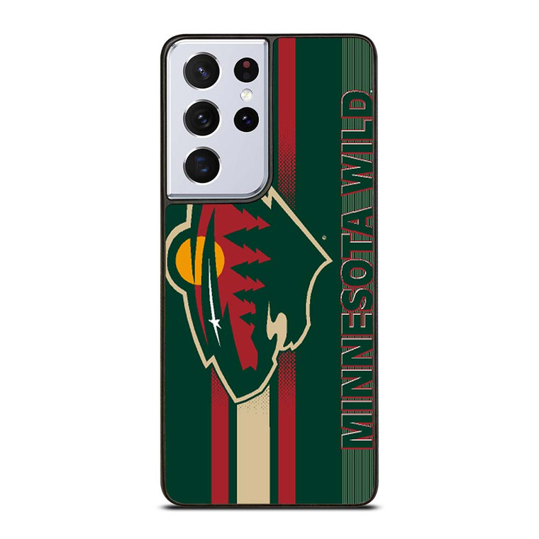 MINNESOTA WILD LOGO 2 Samsung Galaxy S21 Ultra Case Cover