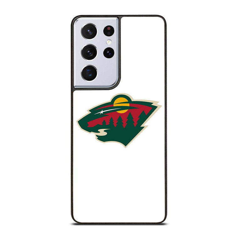MINNESOTA WILD LOGO 3 Samsung Galaxy S21 Ultra Case Cover