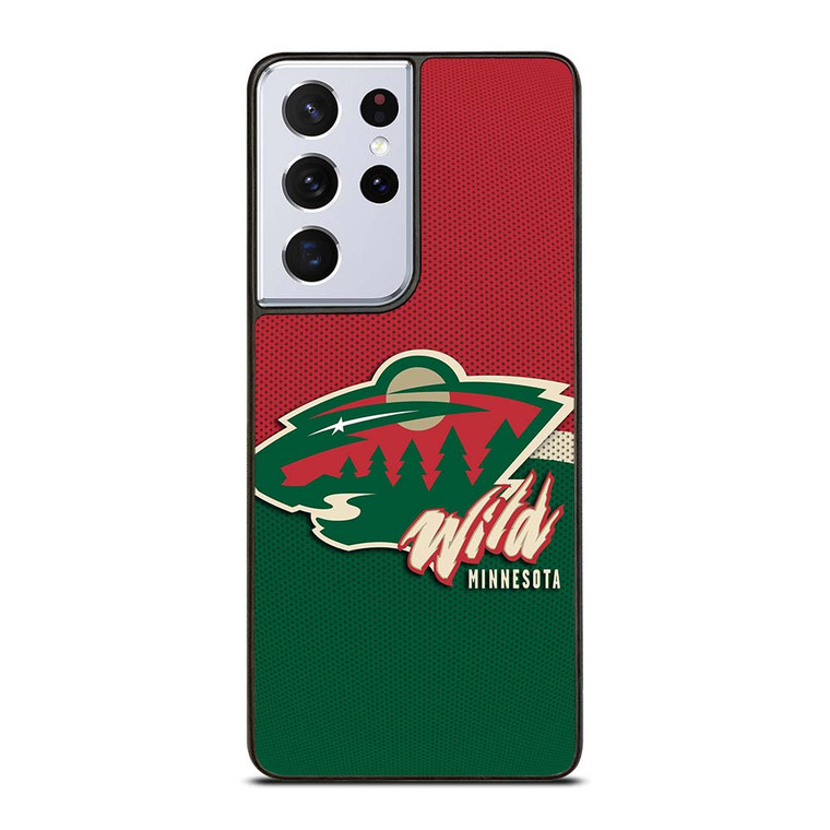MINNESOTA WILD LOGO Samsung Galaxy S21 Ultra Case Cover