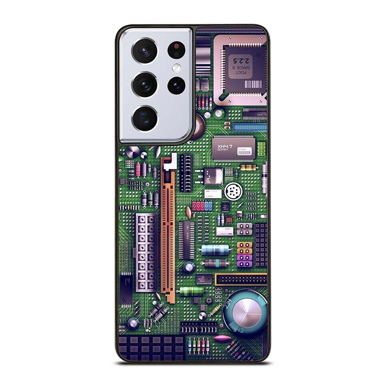 MOTHERBOARD CIRCUIT BOARD COMPUTER Samsung Galaxy S21 Ultra Case Cover
