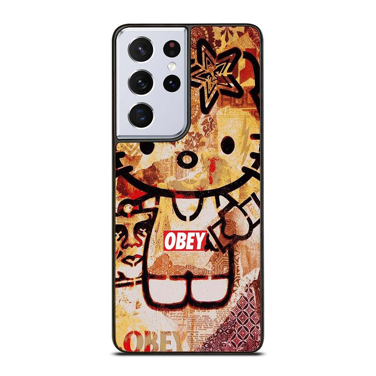OBEY HELLO KITTY Samsung Galaxy S21 Ultra Case Cover